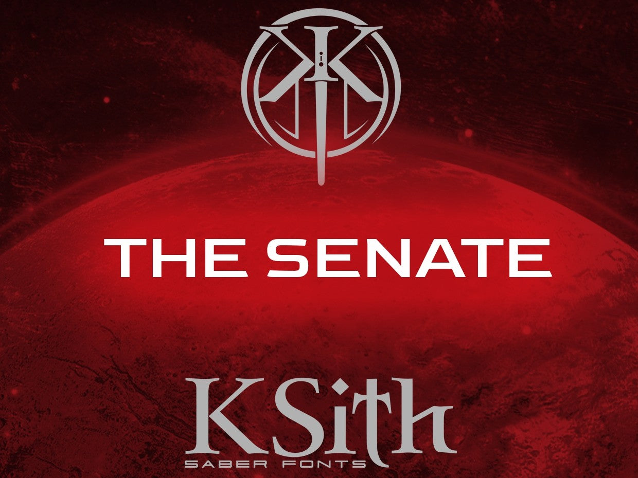 KSith Fonts - THE SENATE-Padawan Outpost
