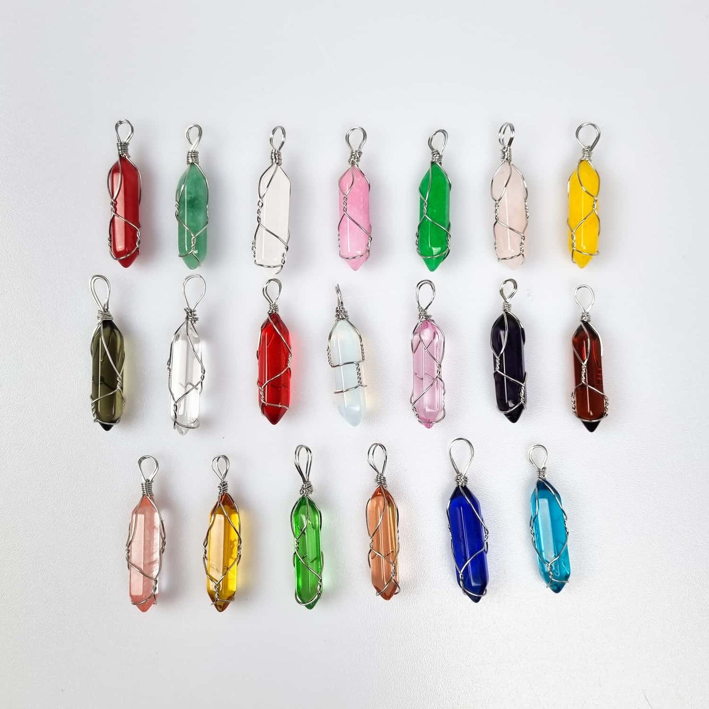Caged Kyber Crystal Pendants-Padawan Outpost