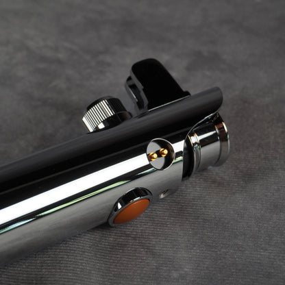 Activation switch detail on the Model Ani Episode III lightsaber hilt