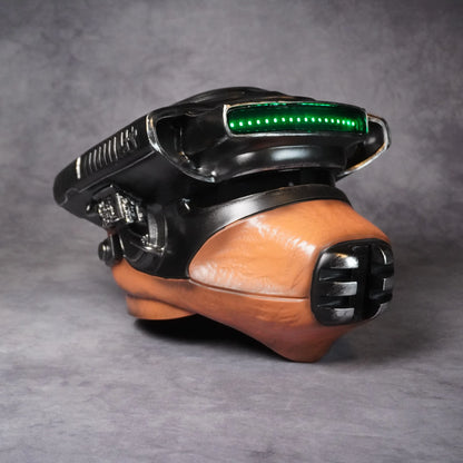 Boushh Wearable Helmet – Leia Organa Disguise ROTJ 1:1 Wearable Replica Helmet Collectible (LED)