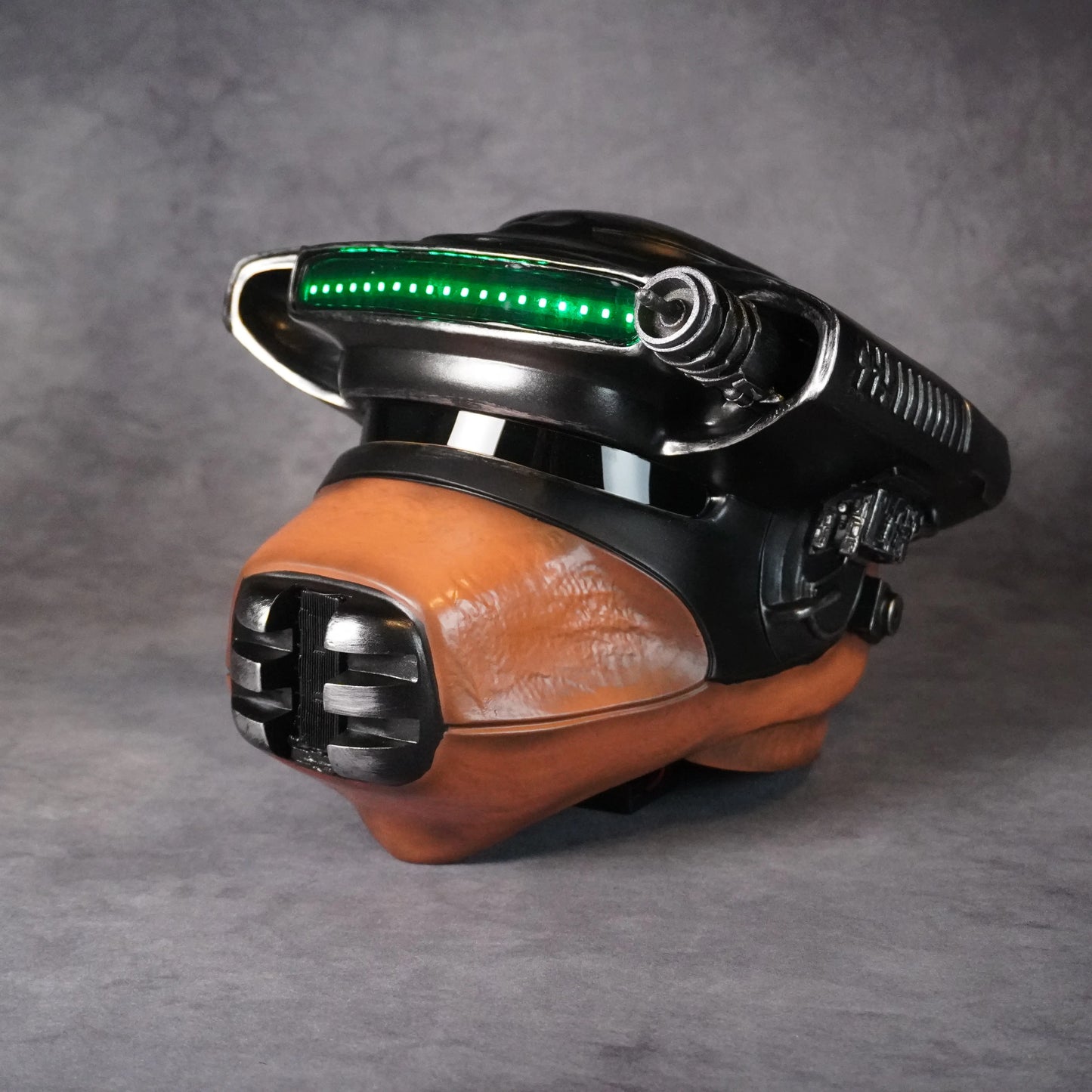 Boushh Wearable Helmet – Leia Organa Disguise ROTJ 1:1 Wearable Replica Helmet Collectible (LED)