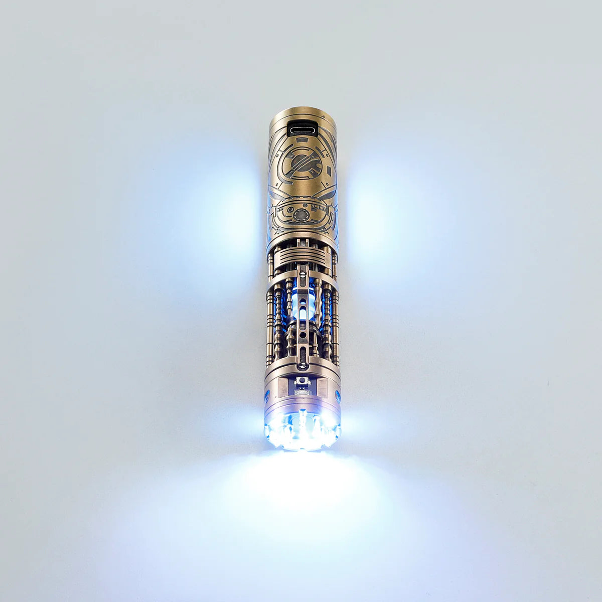 Xenopixel V3 Crystal Chamber Core – Brass Pogo Pin Core