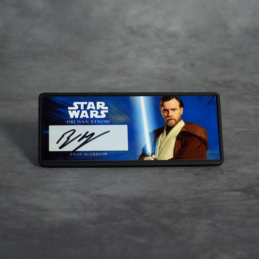 Signature Plaque: Obi Wan Kenobi - Signed by Ewan McGregor