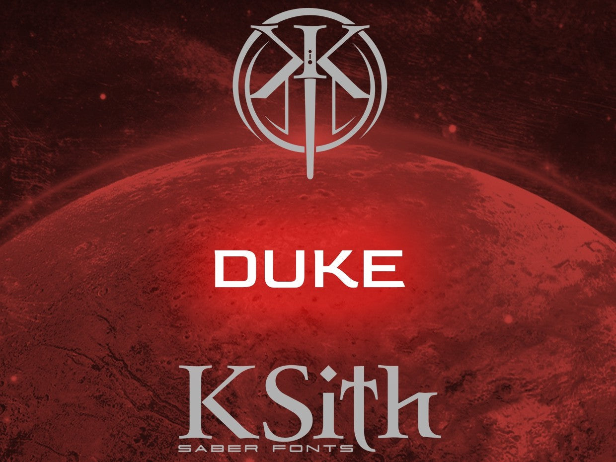 KSith Fonts - DUKE-Padawan Outpost