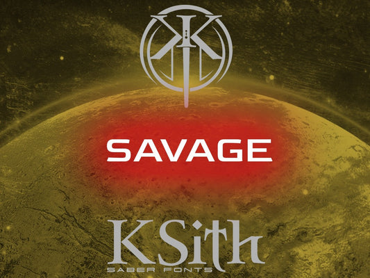KSith Fonts - SAVAGE-Padawan Outpost