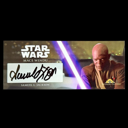 Signature Edition: Mace Windu Saber & Signed Plaque by Samuel L. Jackson | Limited Pre-Order