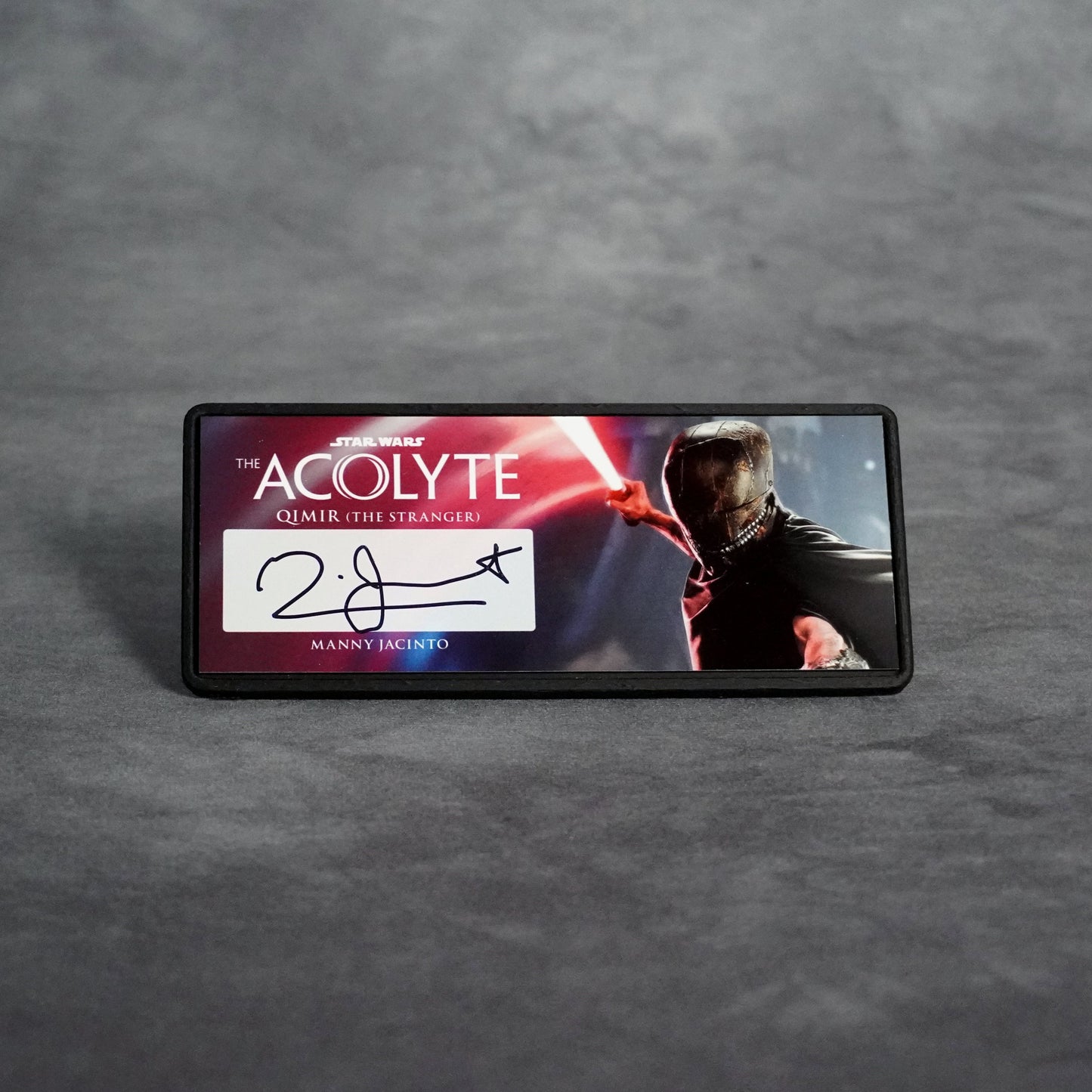 Signature Plaque: The Stranger - Signed by Manny Jacinto