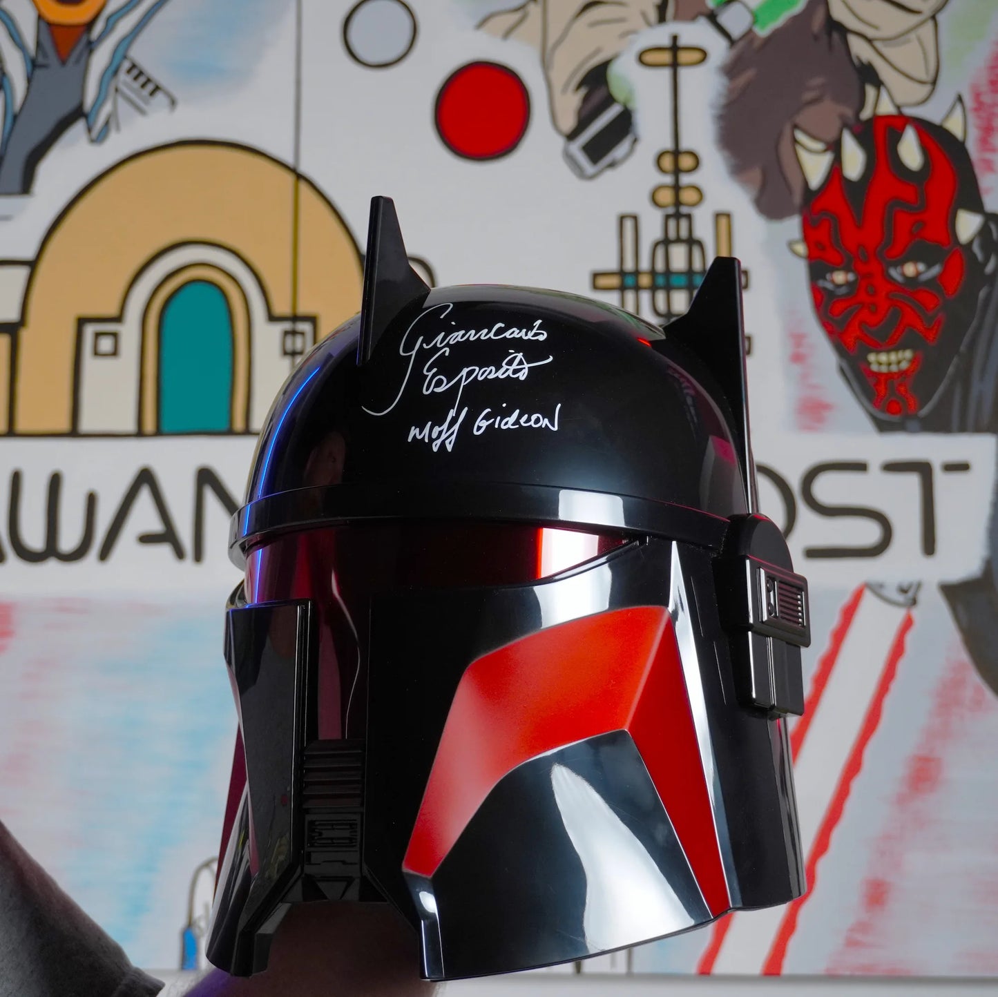 Raffle: Moff Gideon Black Series Helmet | Signed by Giancarlo Esposito