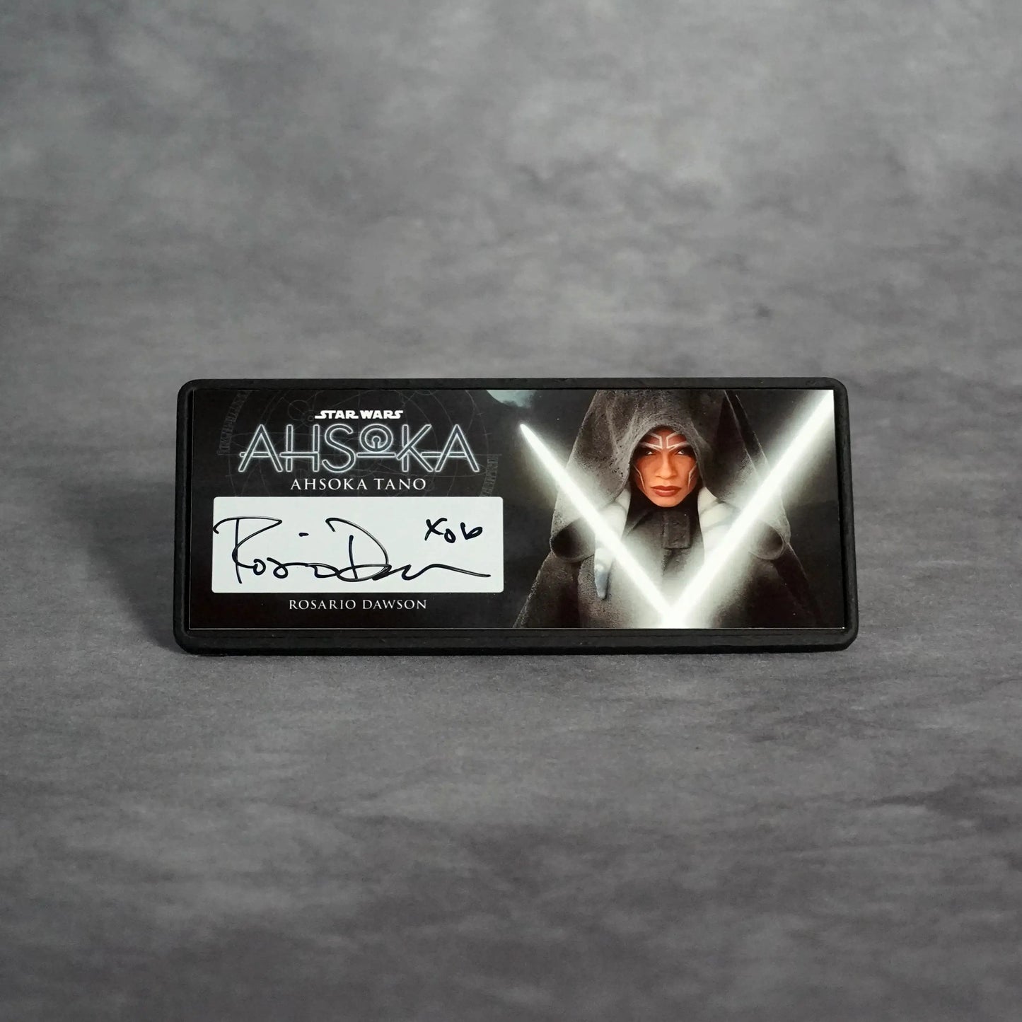 Signature Plaque: Ahsoka Tano - Signed by Rosario Dawson