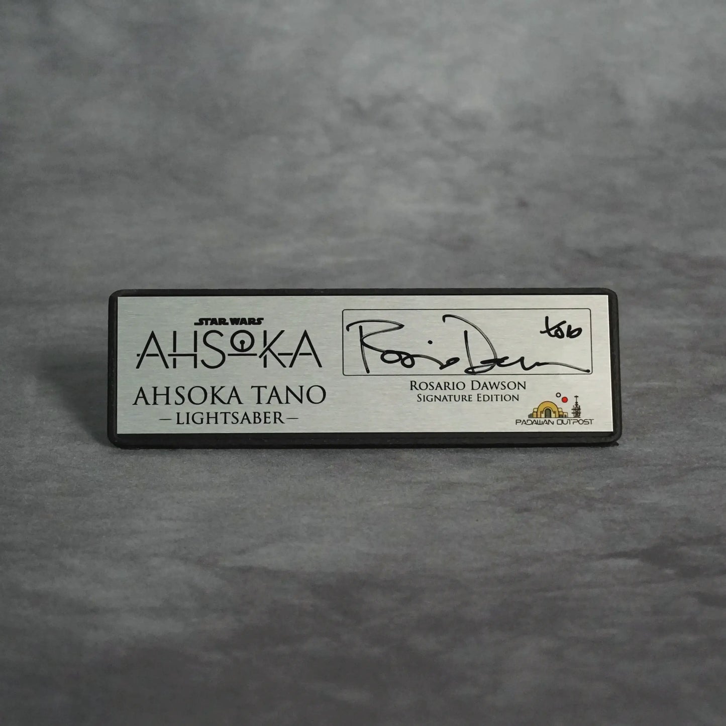 Signature Plaque: Ahsoka Tano - Signed by Rosario Dawson