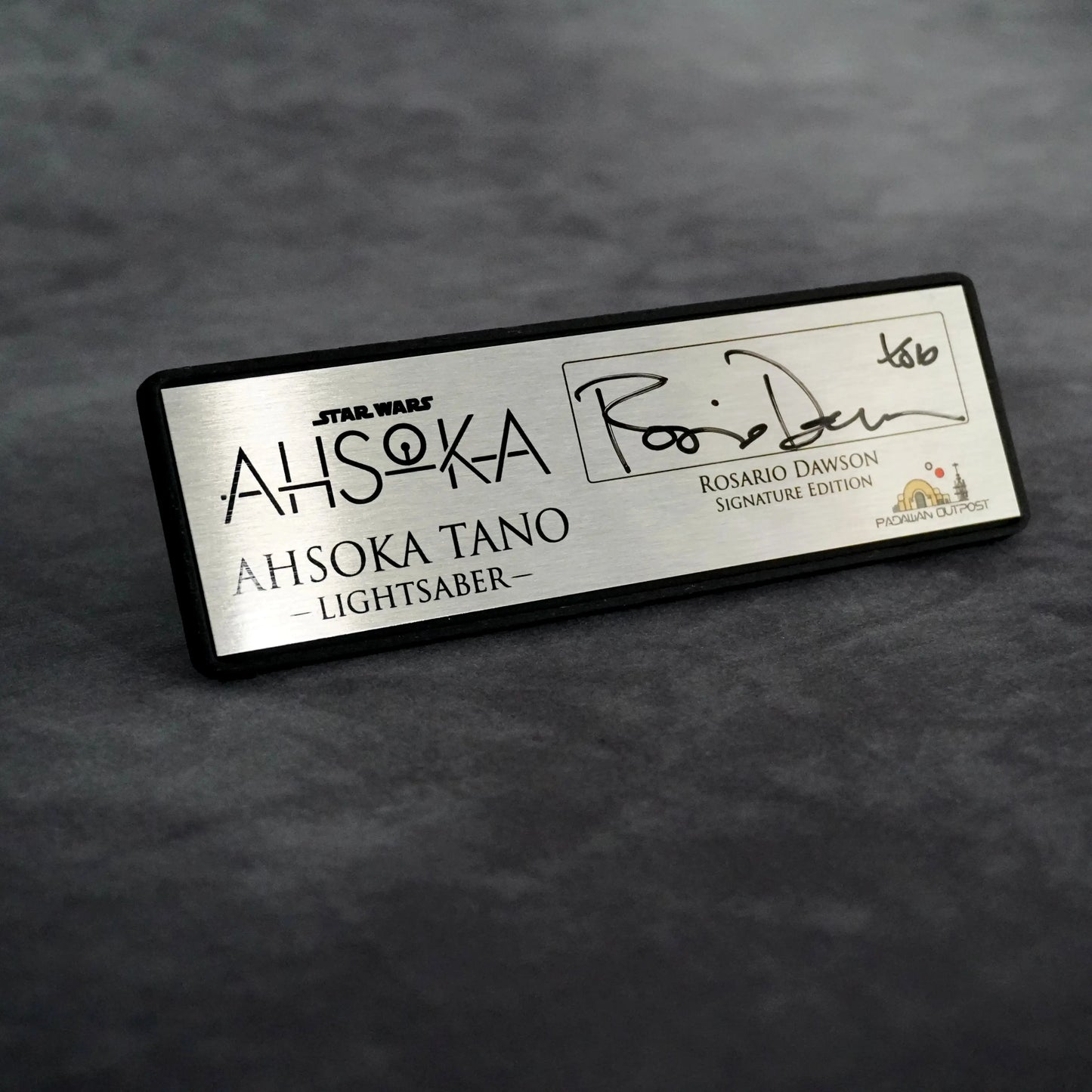 Signature Plaque: Ahsoka Tano - Signed by Rosario Dawson