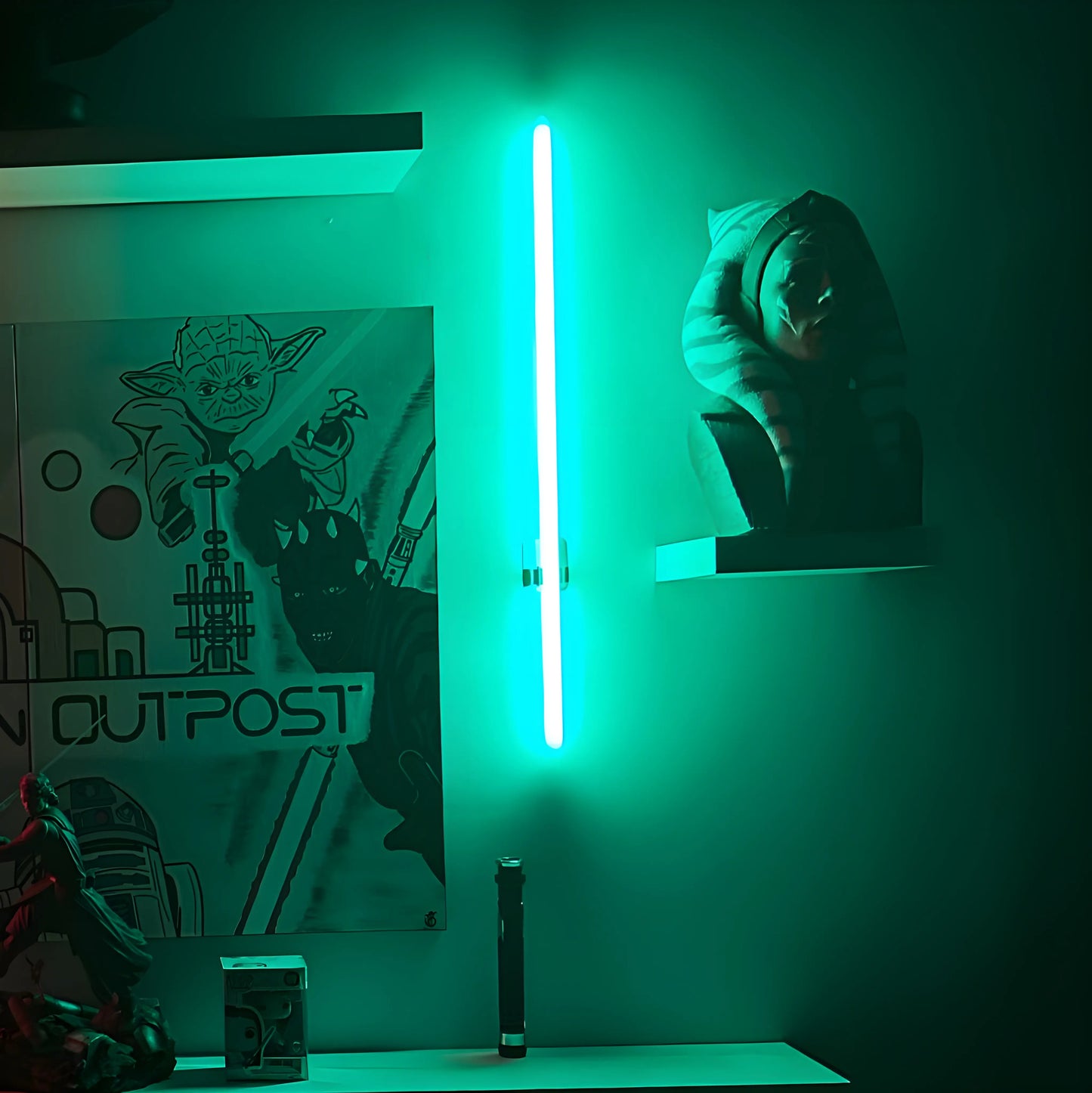 Saber Display Light - USB Powered, Sound Reactive, Wall Mount Ready ...