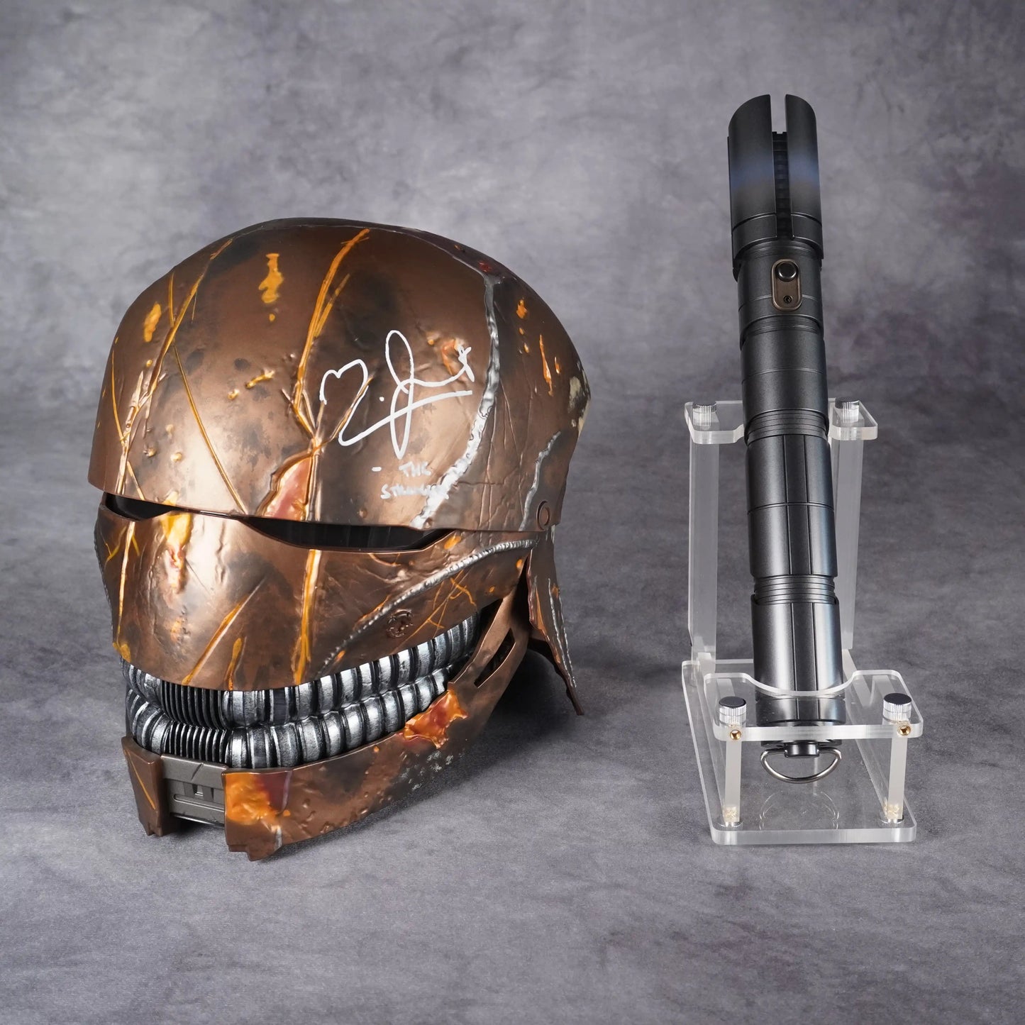 Raffle: The Stranger (Acolyte) Bundle - Signed Helmet + Dual Xenopixel Sabers