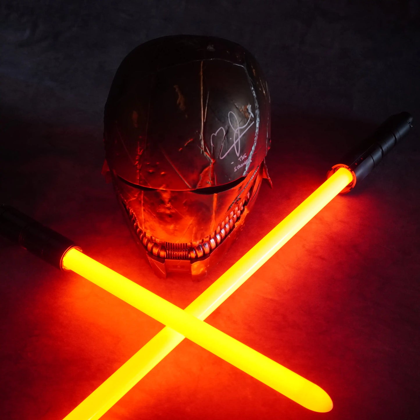 Raffle: The Stranger (Acolyte) Bundle - Signed Helmet + Dual Xenopixel Sabers