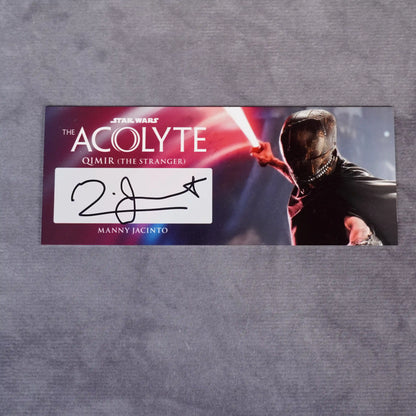 Signature Saber - Model The Stranger & Signed Plaque