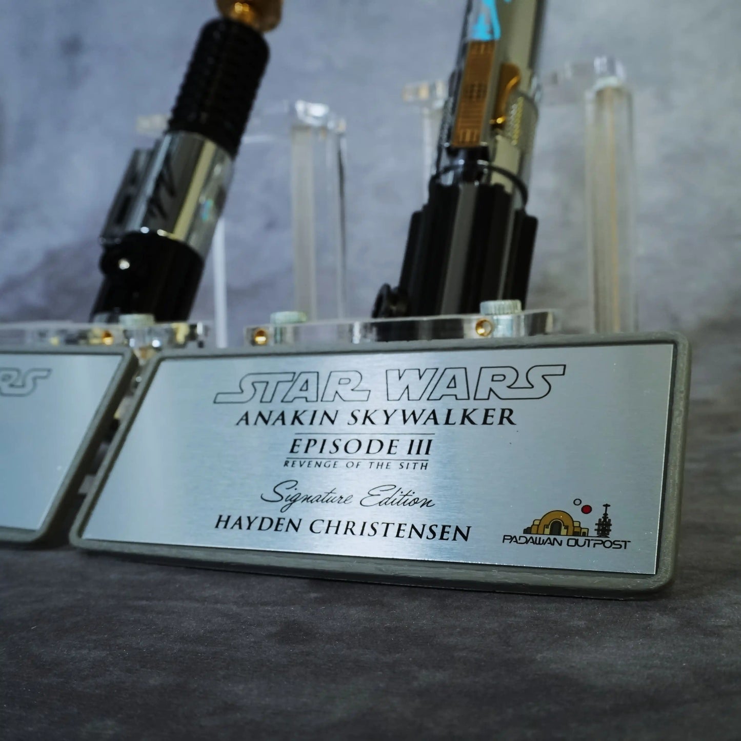 Raffle: Sworn Enemies Vol. 3 – Obi-Wan Kenobi vs Anakin Skywalker Signed Xenopixel Sabers & Collector's Plaques