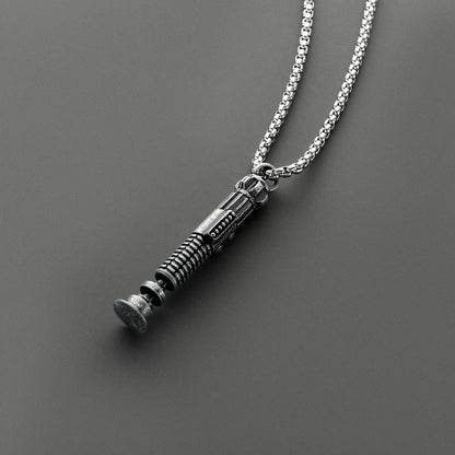Stainless Steel Lightsaber Pendant Necklace