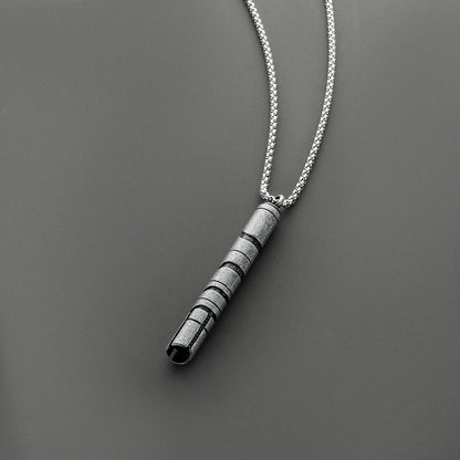 Stainless Steel Lightsaber Pendant Necklace