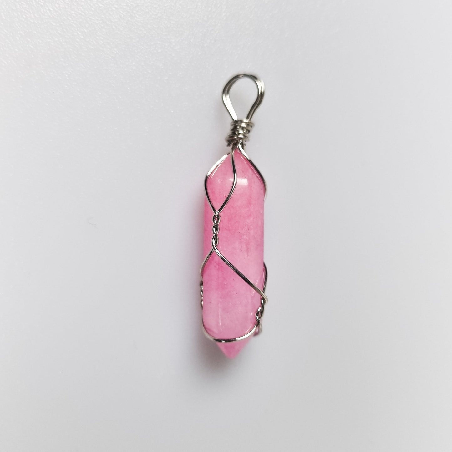 Caged Kyber Crystal Pendants