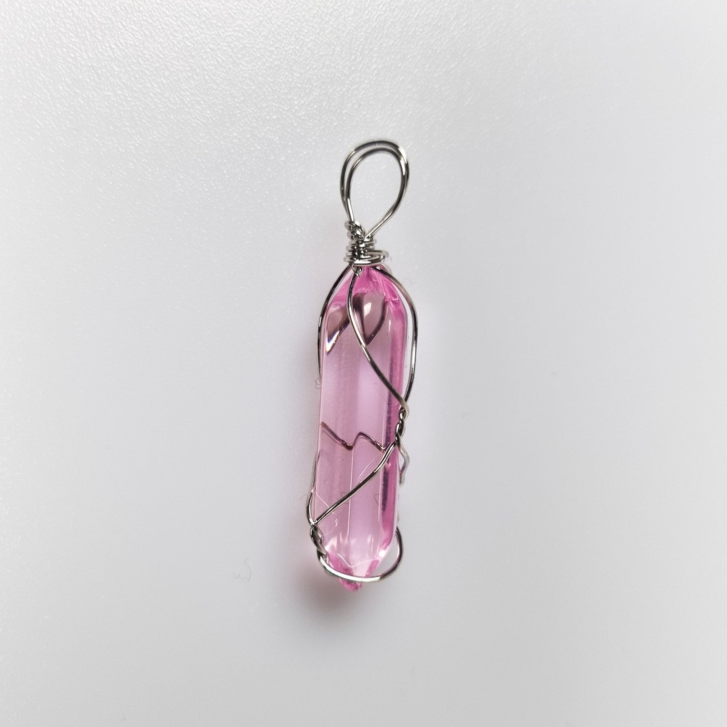 Caged Kyber Crystal Pendants